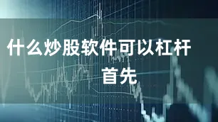 什么炒股软件可以杠杆        首先